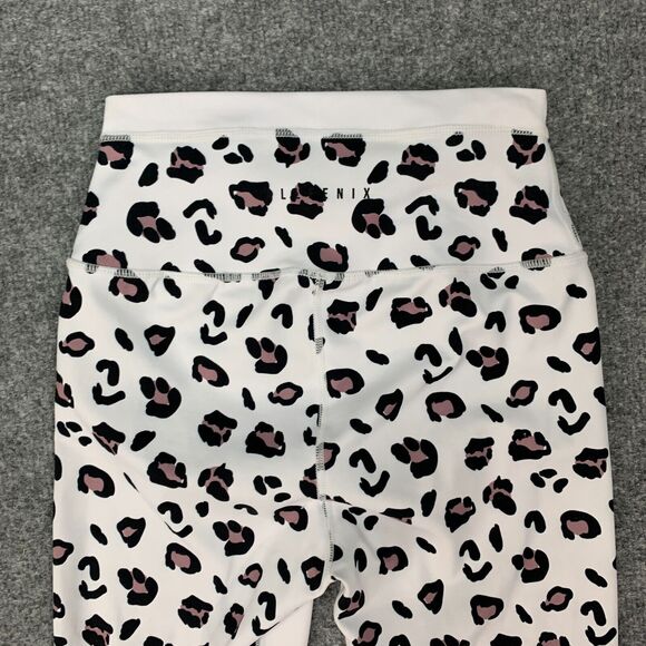 Allfenix High Rise Legging Womens XS Extra Large Snow Leopard Stretch Pull On - Picture 9 of 11